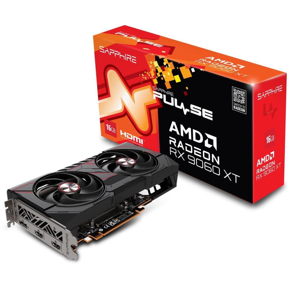 Tarjeta de video SAPPHIRE PULSE Radeon RX 9060 XT 16GB - Imagen 1
