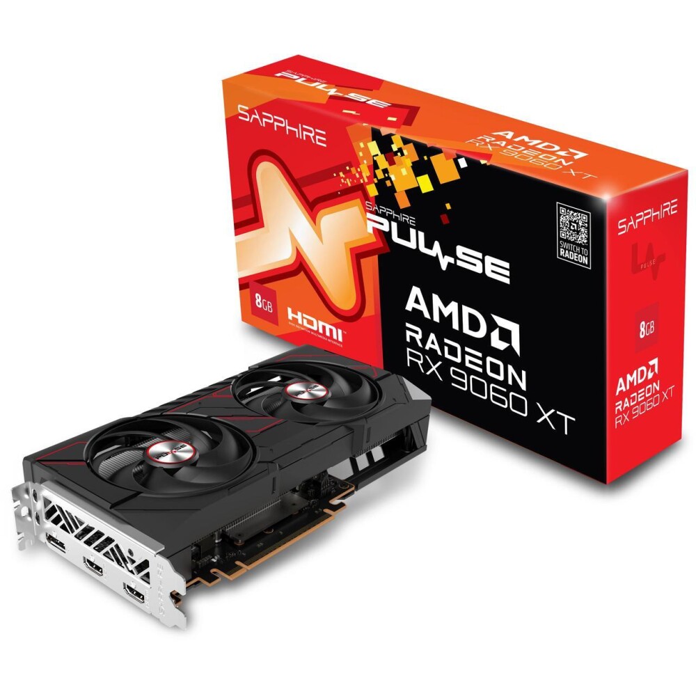 Tarjeta de video SAPPHIRE PULSE Radeon RX 9060 XT 8GB - Imagen 1