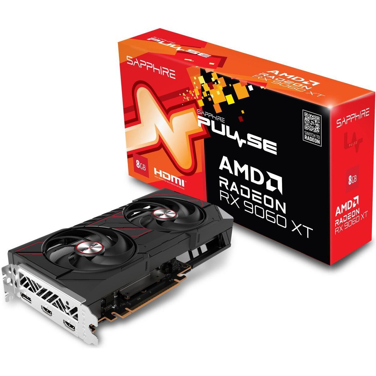 Tarjeta de video SAPPHIRE PULSE Radeon RX 9060 XT 8GB