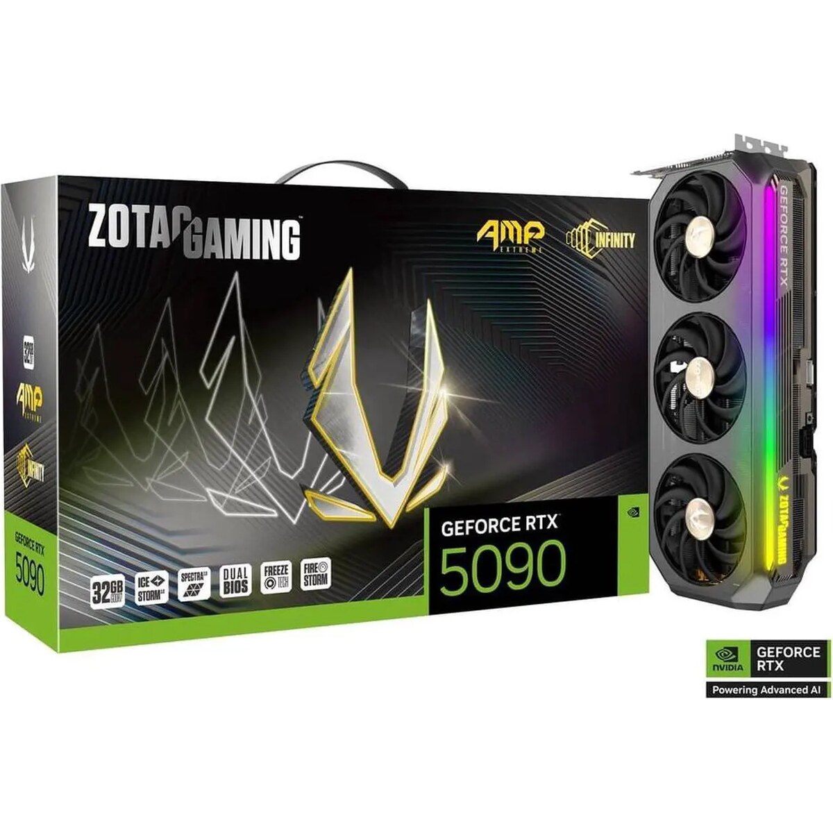 Tarjeta de video ZOTAC AMP Extreme INFINITY RTX 5090 32GB