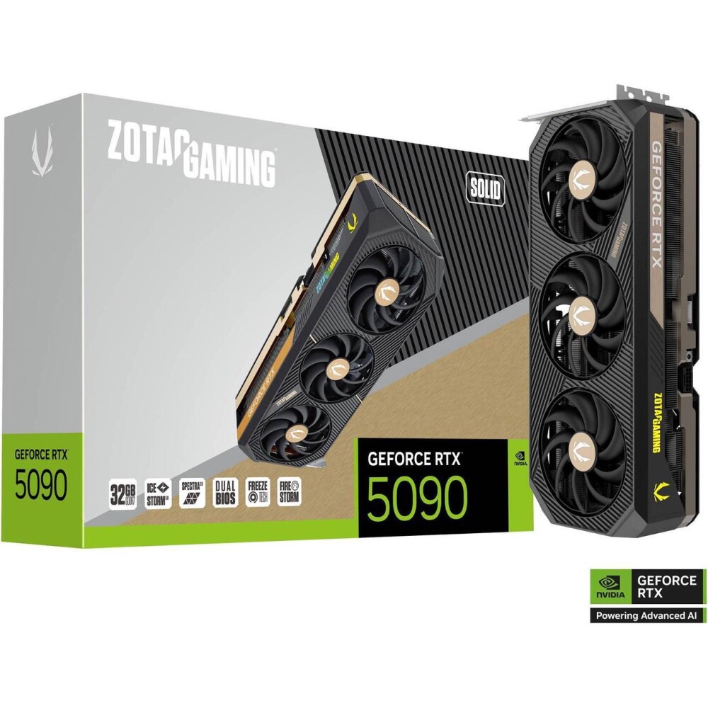 Tarjeta de video ZOTAC Gaming SOLID RTX 5090 32GB - Imagen 1