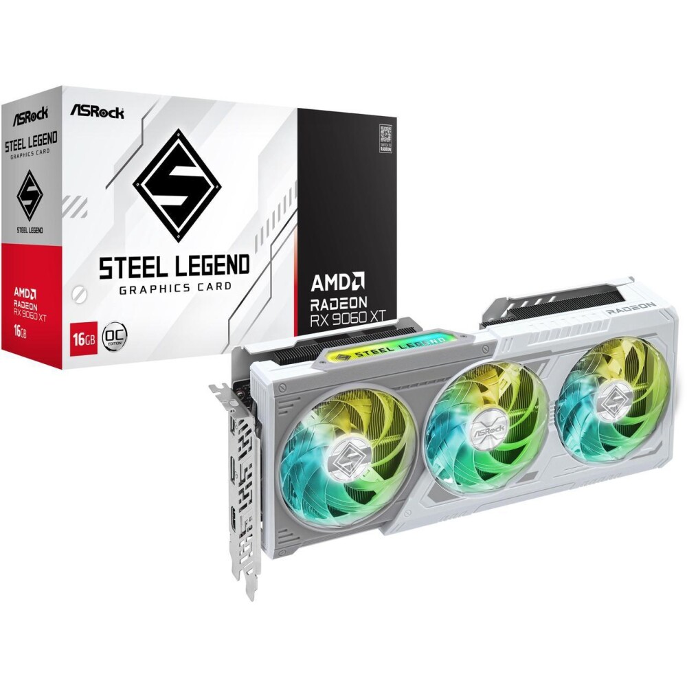 Tarjeta de video ASRock Steel Legend Radeon RX 9060 XT 8GB - Imagen 1