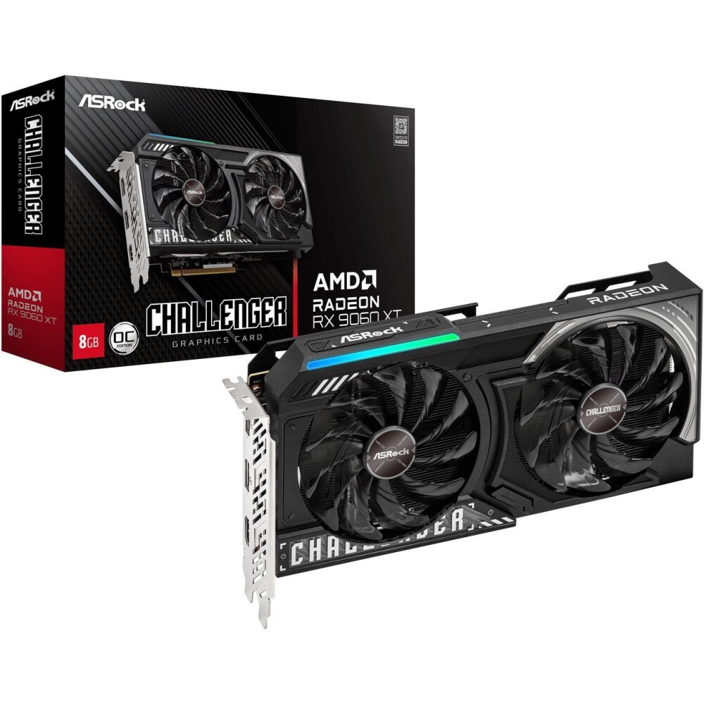 Tarjeta de video ASRock Challenger Radeon RX 9060 XT 8GB - Imagen 1