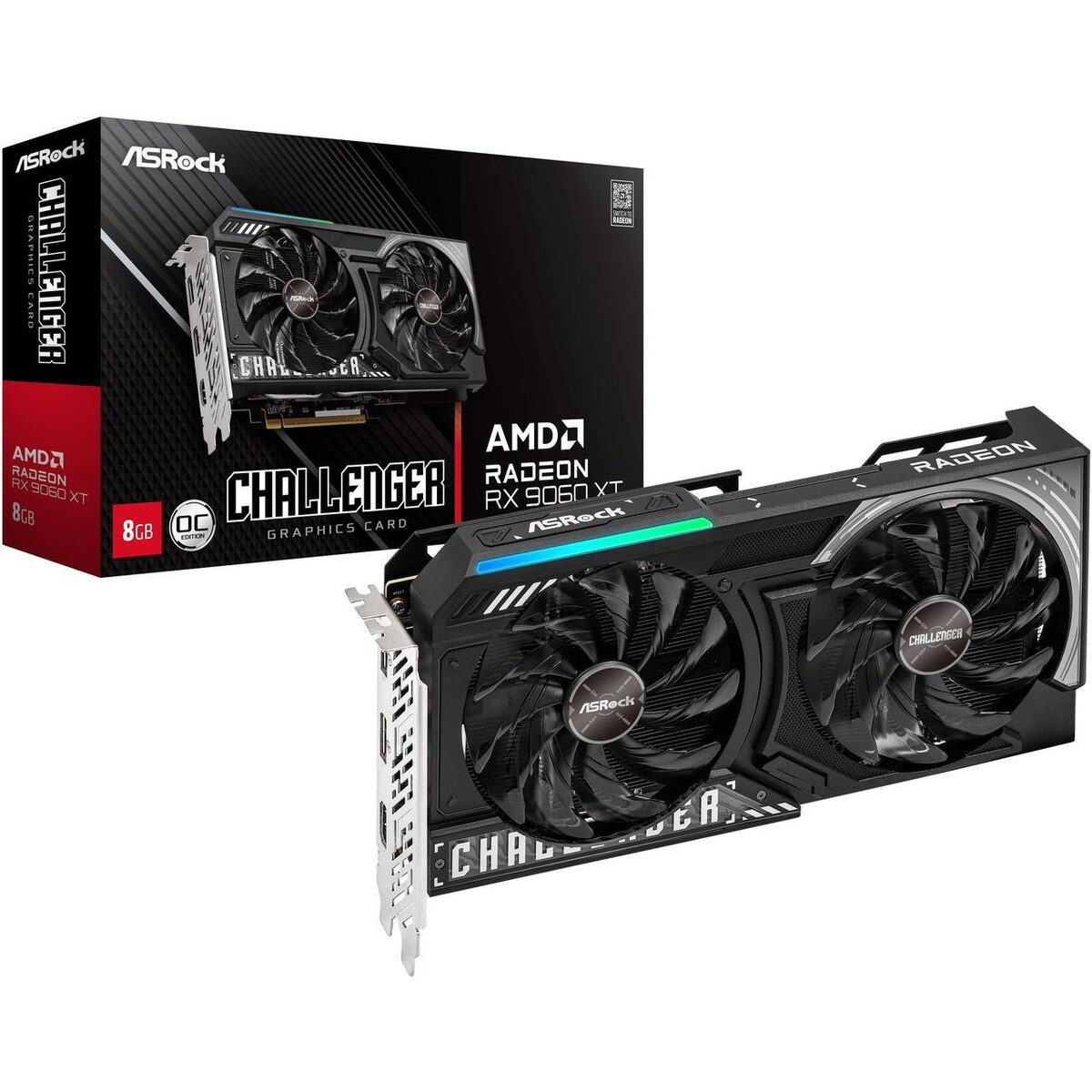 Tarjeta de video ASRock Challenger Radeon RX 9060 XT 8GB