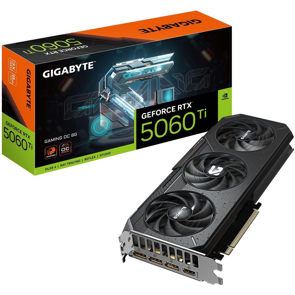 Tarjeta de video GIGABYTE GAMING GeForce RTX 5060 Ti 8GB OC