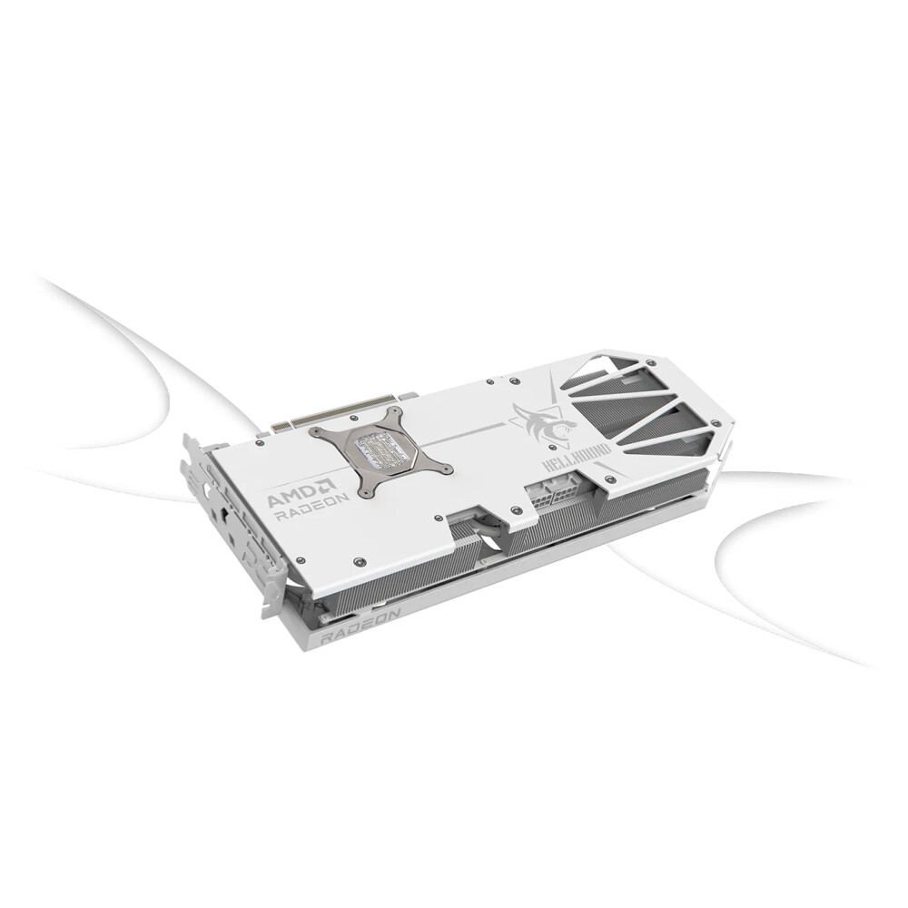 Tarjeta de video PowerColor Hellhound Spectral White Radeon RX 9070 XT 16GB - Imagen 3