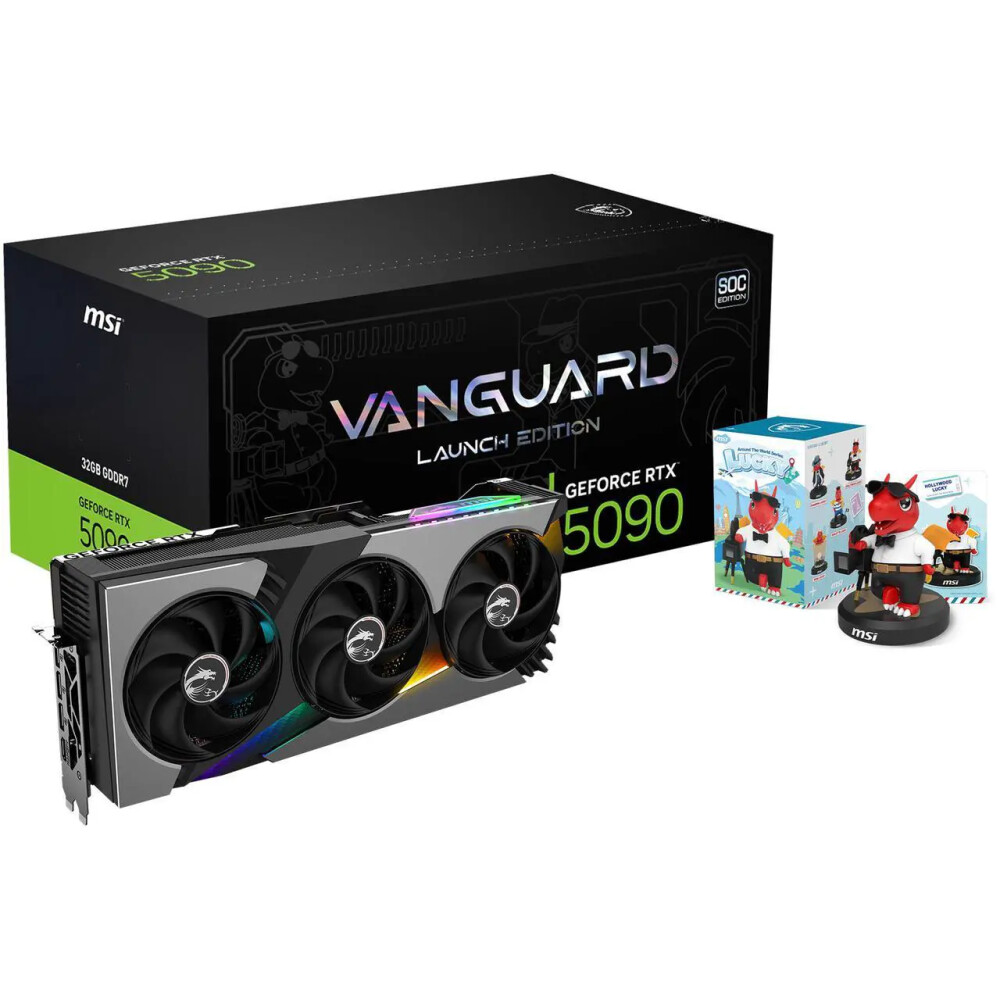 Tarjeta de video MSI VANGUARD GeForce RTX 5090 32GB SOC LAUNCH EDITION - Imagen 1