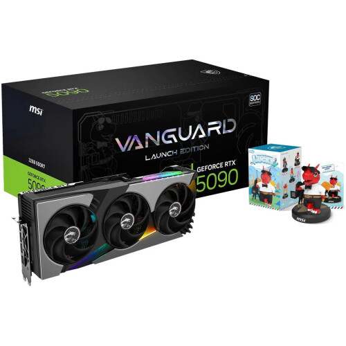 Tarjeta de video MSI VANGUARD GeForce RTX 5090 32GB SOC LAUNCH EDITION