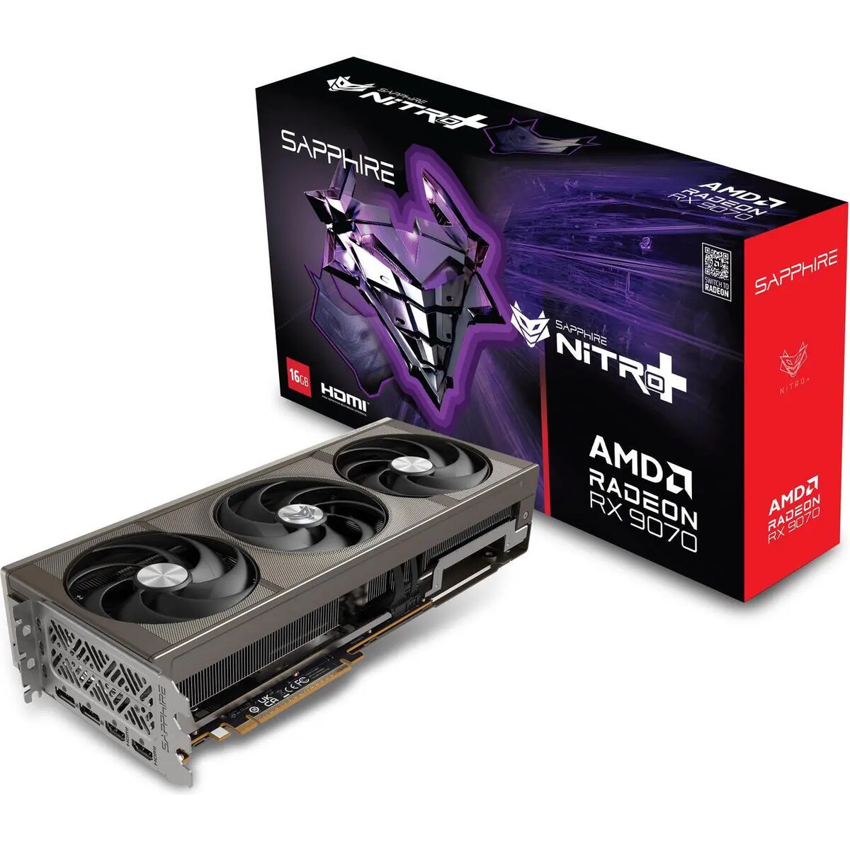 Tarjeta de video SAPPHIRE NITRO+ Radeon RX 9070 16GB