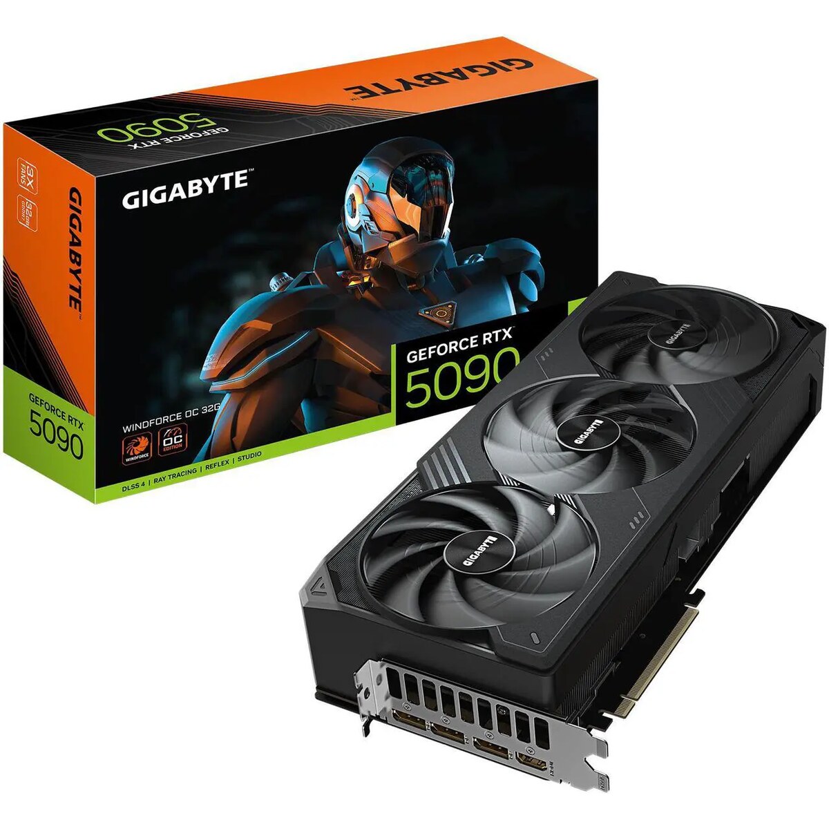 Tarjeta de video GIGABYTE Windforce GeForce RTX 5090 32GB OC