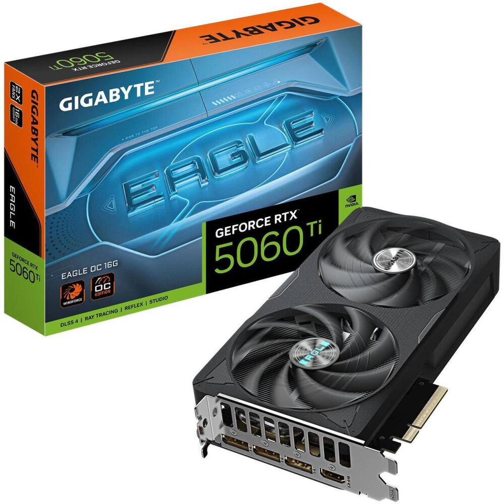 Tarjeta de video GIGABYTE EAGLE GeForce RTX 5060 Ti 16GB OC - Imagen 1