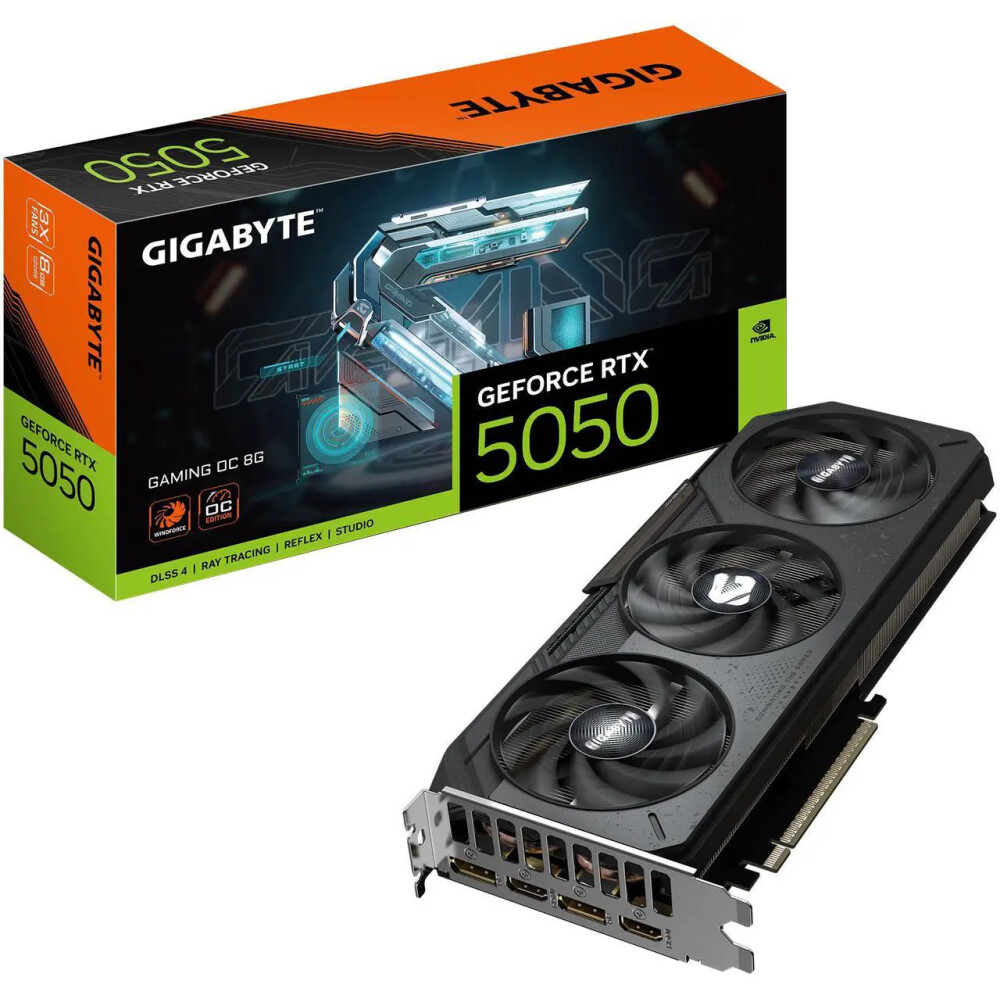 Tarjeta de video GIGABYTE Gaming GeForce RTX 5050 8GB OC - Imagen 1