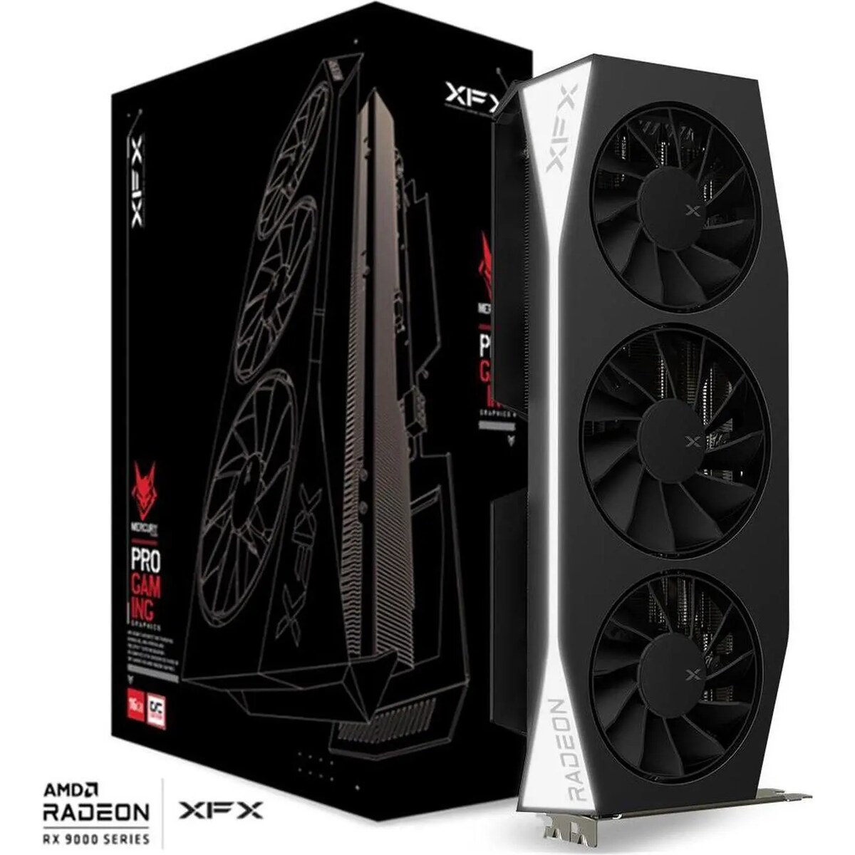 Tarjeta de video XFX Mercury Radeon RX 9060 XT 16GB