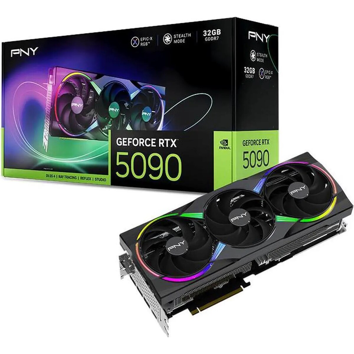Tarjeta de video PNY ARGB RTX 5090 32GB OC