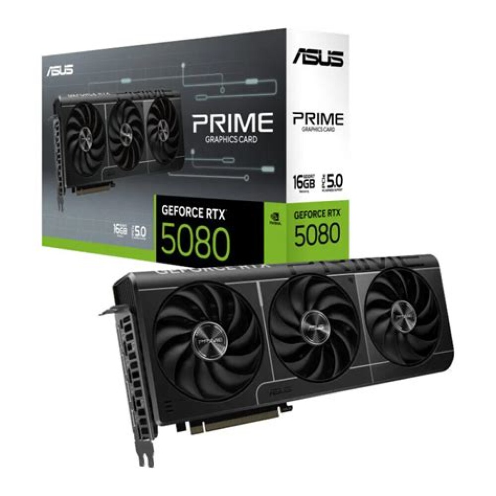Tarjeta de video ASUS PRIME GeForce RTX 5080 16GB OC - Imagen 1