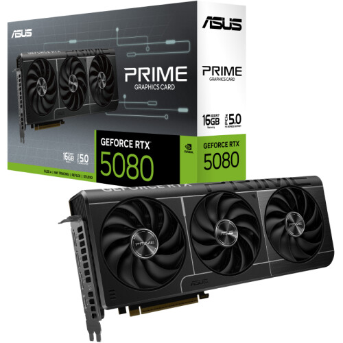 Tarjeta de video ASUS PRIME GeForce RTX 5080 16GB OC