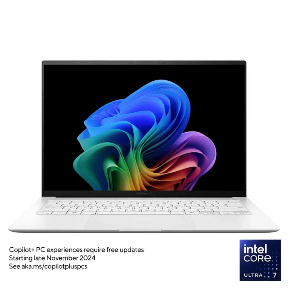 ASUS Zenbook S 14 14" 3K OLED Touch Laptop 120Hz – Intel Core Ultra 7 – 32GB DDR5 – 1TB SSD - White - Imagen 2