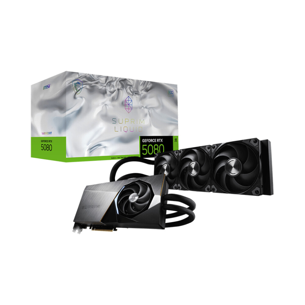 Tarjeta de video MSI Suprim GeForce RTX 5080 16GB LIQUID SOC - Imagen 1