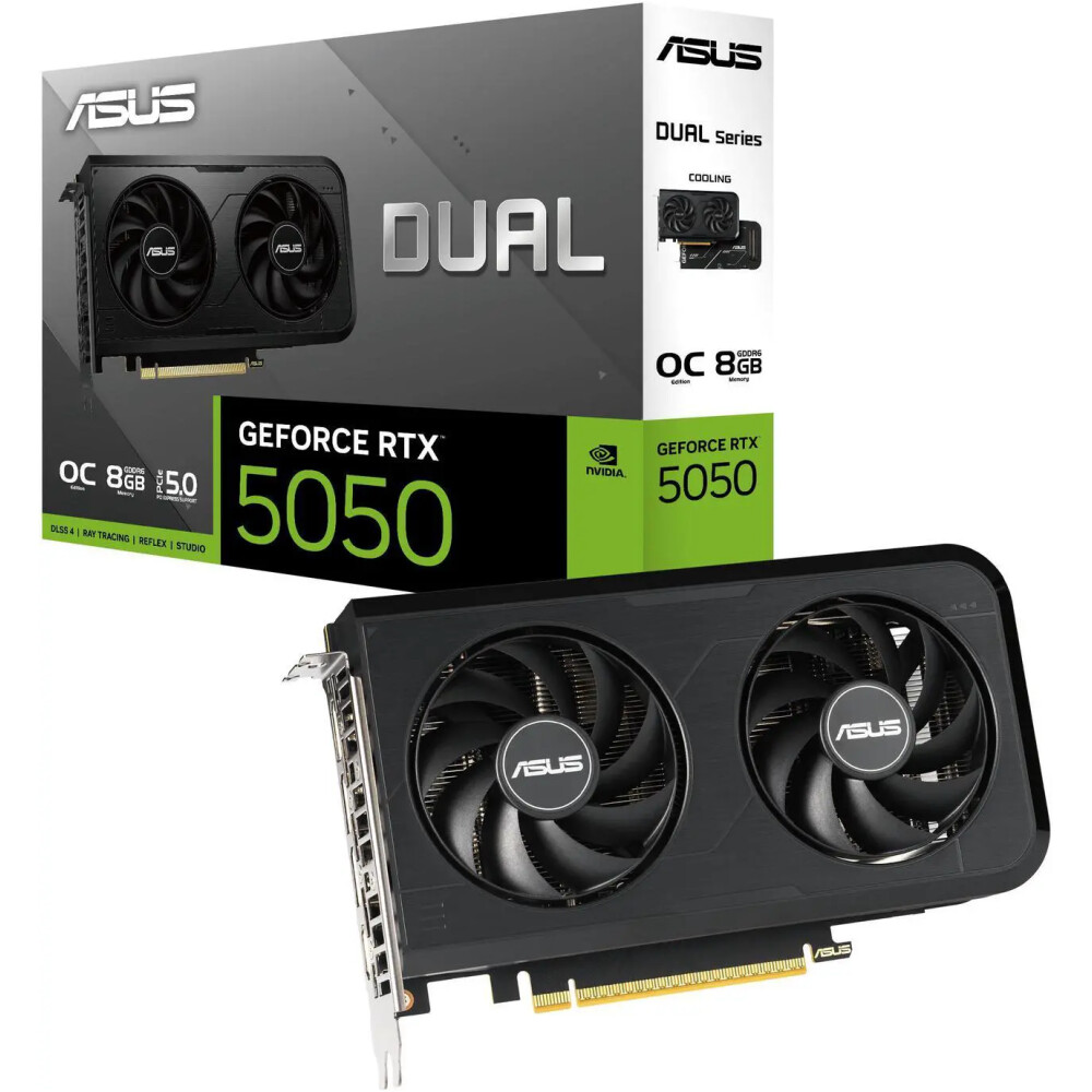 Tarjeta de video ASUS Dual GeForce RTX 5050 8GB OC - Imagen 1