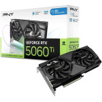 Tarjeta de video PNY DUAL OC GeForce RTX 5060 Ti 16GB