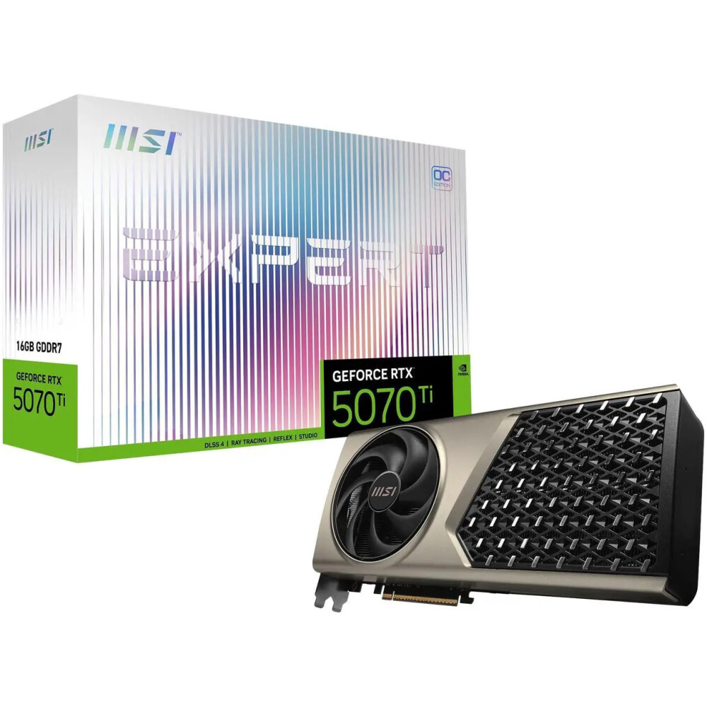 Tarjeta de video MSI EXPERT GeForce RTX 5070 Ti 16GB OC - Imagen 1
