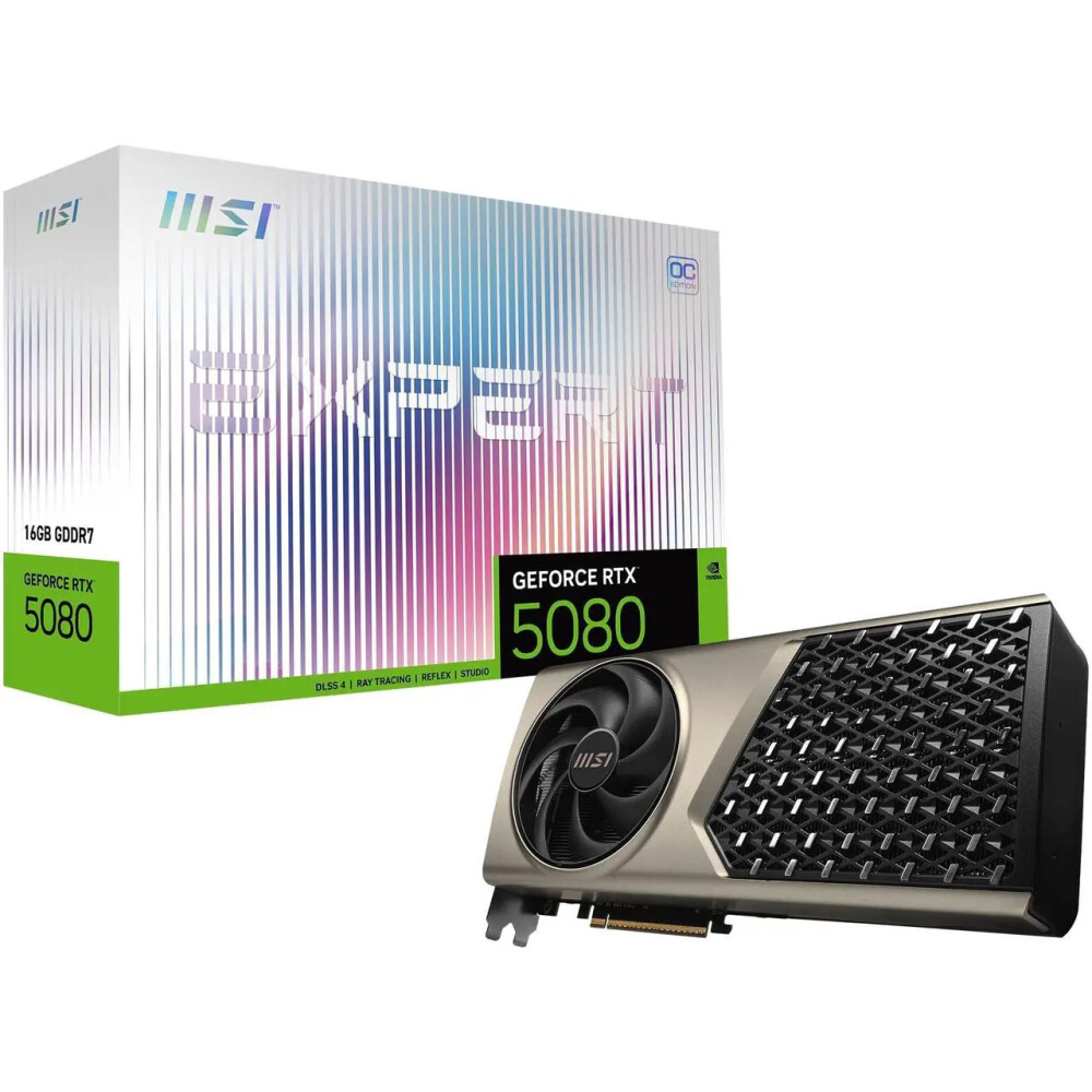 Tarjeta de video MSI EXPERT GeForce RTX 5080 16GB OC - Imagen 1