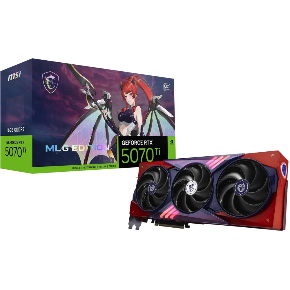 Tarjeta de video MSI MLG Edition GeForce RTX 5070 Ti 16GB OC - Imagen 1