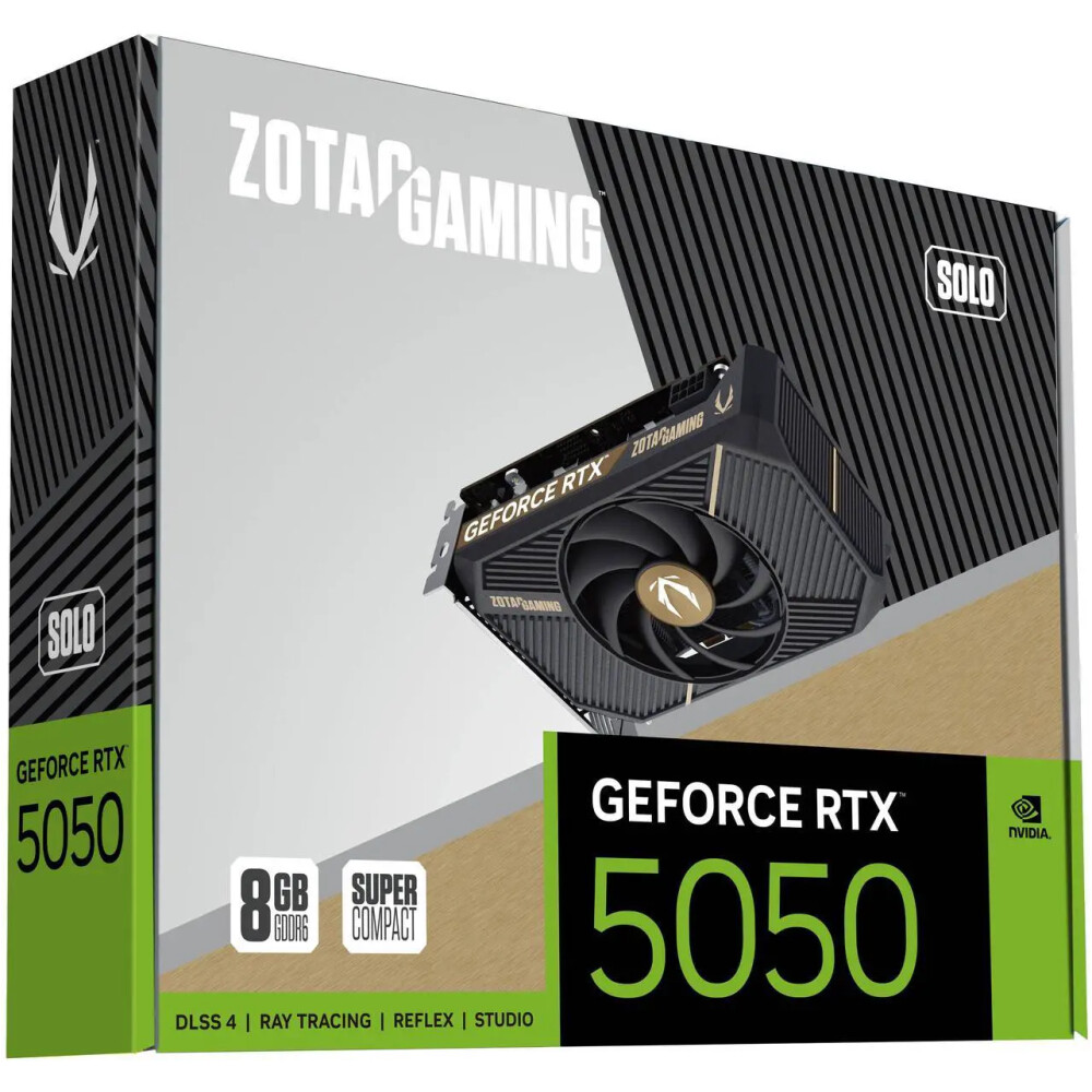 Tarjeta de video ZOTAC SOLO GeForce RTX 5050 8GB - Imagen 1