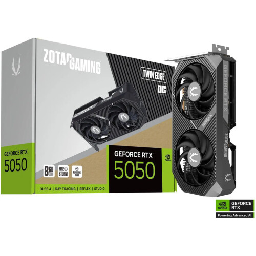 Tarjeta de video ZOTAC Twin Edge GeForce RTX 5050 8GB OC