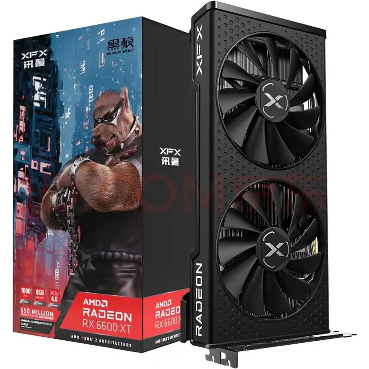 AXMKS22081510DZ7436_square Tarjeta de video XFX Speedster SWFT210 Radeon RX 6600 XT 8GB - Imagen 1