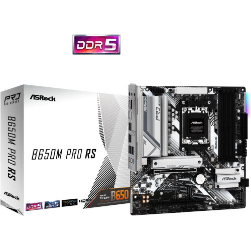 Motherboard ASRock B650M Pro RS Socket AM5 Micro ATX
