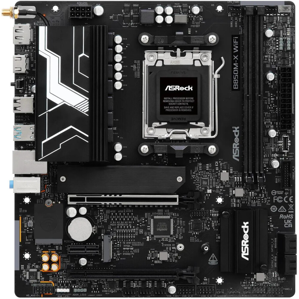 Motherboard ASRock B850M-X WiFi R2.0 Socket AM5 Micro ATX - Imagen 4