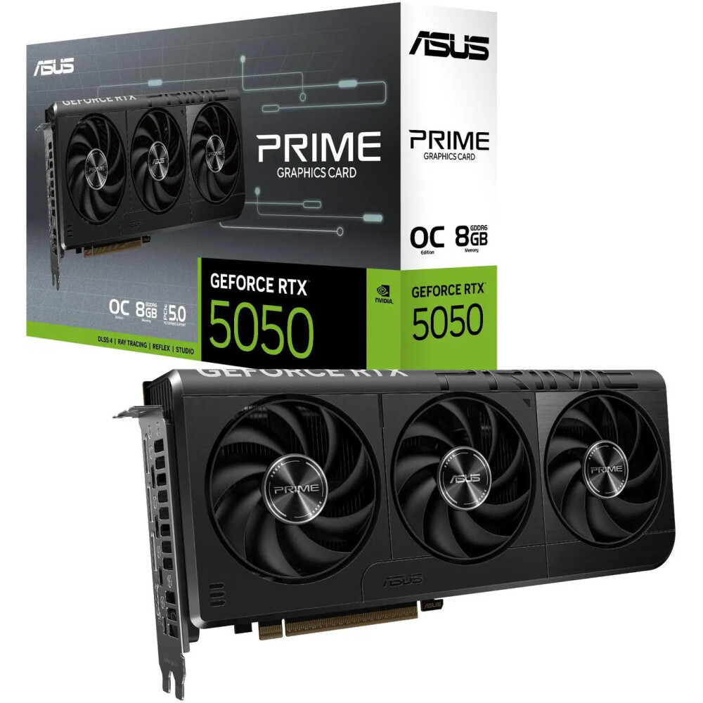 Tarjeta de video ASUS PRIME GeForce RTX 5050 8GB OC - Imagen 1
