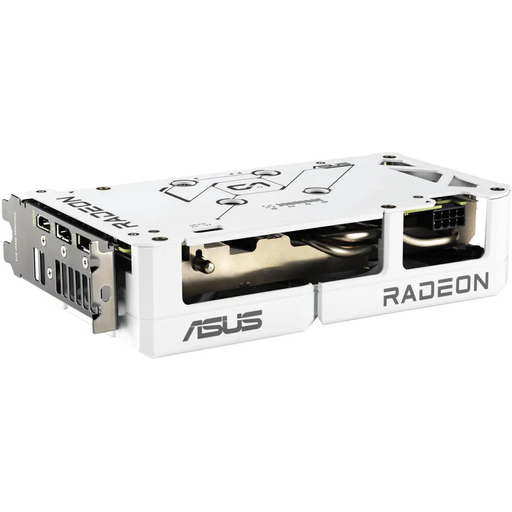 Tarjeta de video ASUS DUAL Radeon RX 9060 XT 16GB WHITE - Imagen 3