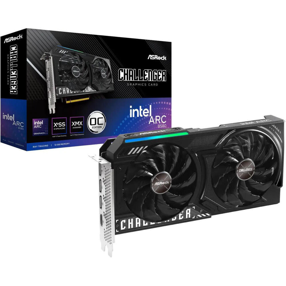 Tarjeta de video ASRock Challenger Arc B580 12GB OC - Imagen 1