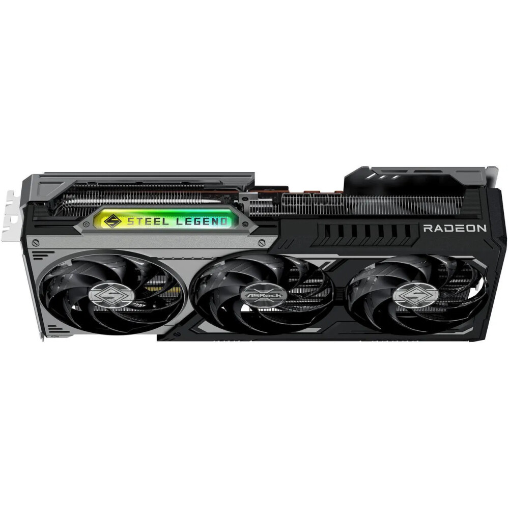 Tarjeta de video ASRock Steel Legend Radeon RX 9070 XT 16GB BLACK - Imagen 3