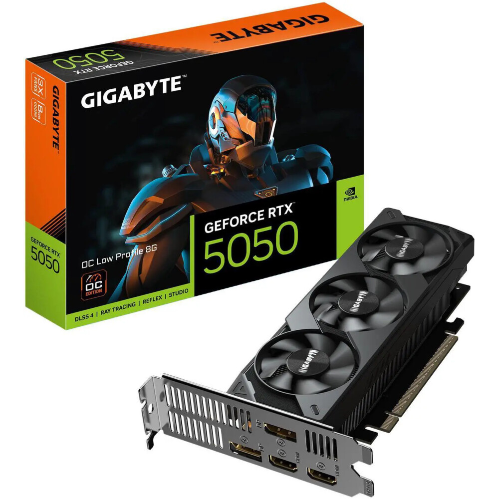 Tarjeta de video GIGABYTE Low Profile GeForce RTX 5050 8GB OC - Imagen 1