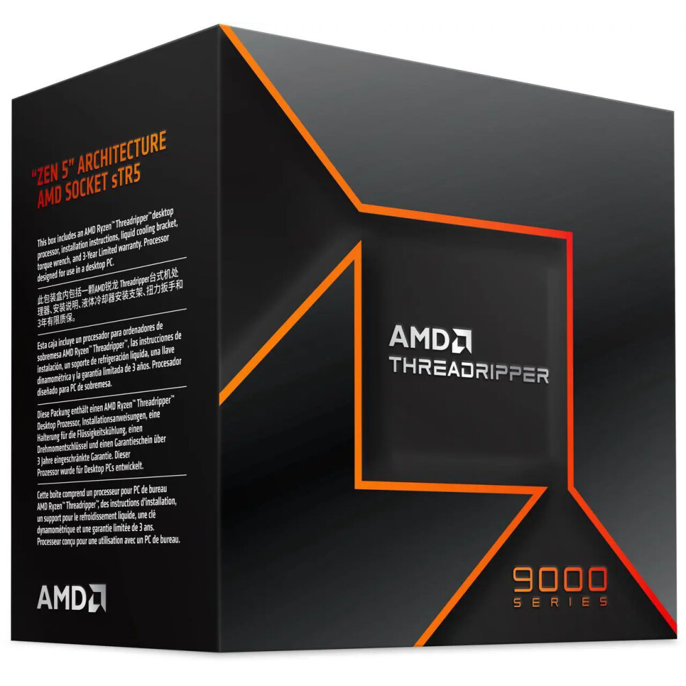 Procesador AMD Ryzen Threadripper 9980X – Zen 5 64-Core 3.2 GHz – Socket sTR5 – 350W - Imagen 3