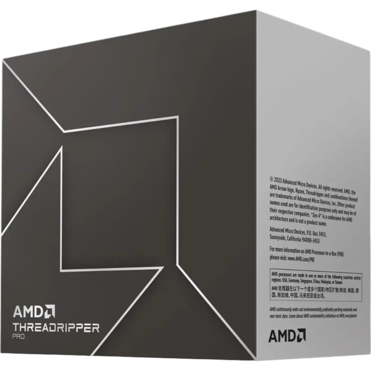 Procesador AMD Ryzen Threadripper PRO 7995WX – Zen 4 96-Core 2.5 GHz – Socket SP6 – 350W