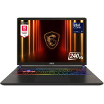 MSI Vector 16 HX AI 16″ QHD+ 240 Hz – Intel Core Ultra 9 275HX – 16GB DDR5 – NVIDIA GeForce RTX 5080 16GB – 1TB SSD