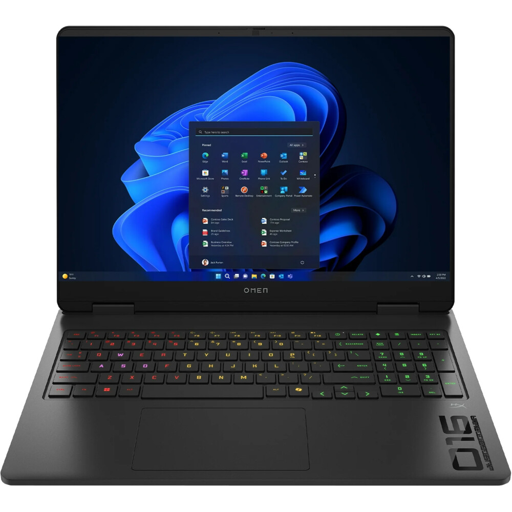 HP OMEN Slim 16″ 2K 165 Hz – Intel Core Ultra 5 225H – 16GB DDR5 – NVIDIA GeForce RTX 5050 8GB – 1TB SSD - Imagen 1
