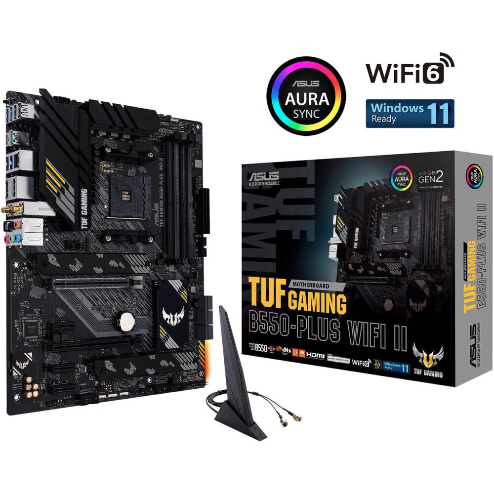 Motherboard ASUS TUF GAMING B550-PLUS WIFI II Socket AM4 ATX - Imagen 2