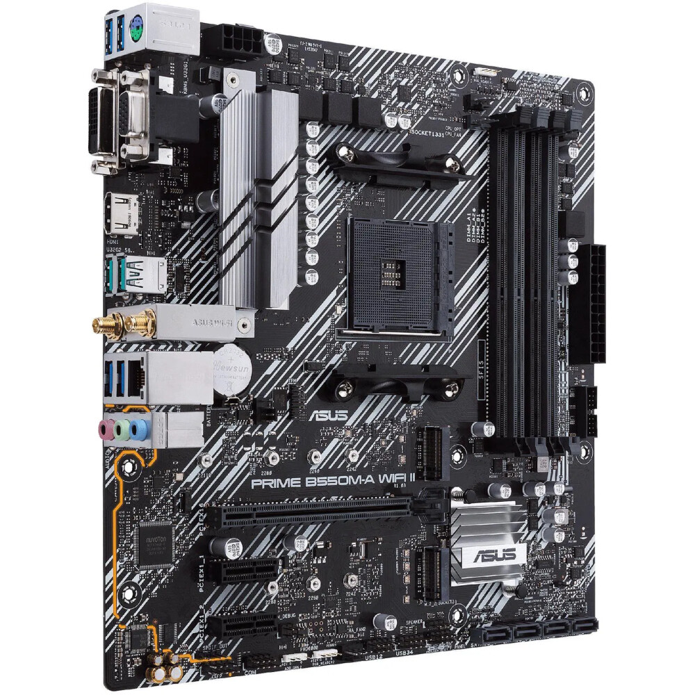 Motherboard ASUS PRIME B550M-A WIFI II Socket AM4 Micro ATX - Imagen 2