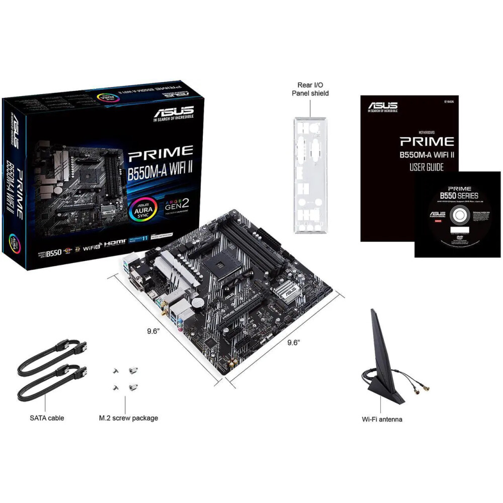 Motherboard ASUS PRIME B550M-A WIFI II Socket AM4 Micro ATX - Imagen 8