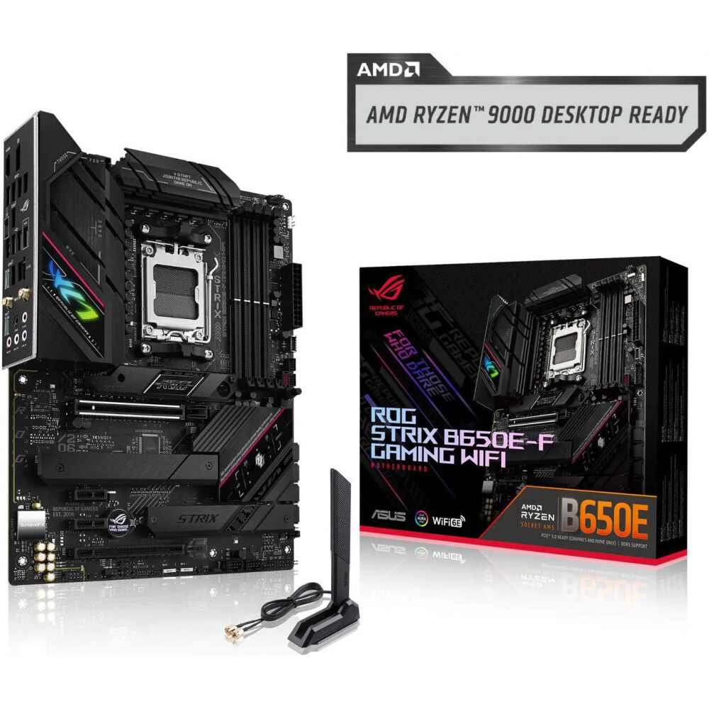 Motherboard ASUS ROG STRIX B650E-F GAMING WIFI AM5 ATX - Imagen 1