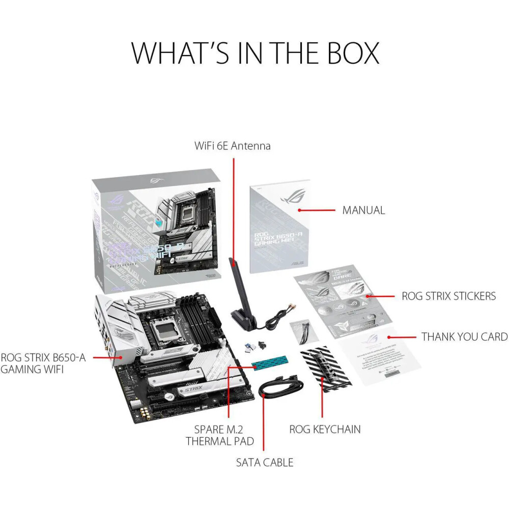 Motherboard ASUS ROG STRIX B650-A Gaming WiFi AM5 ATX - Imagen 6