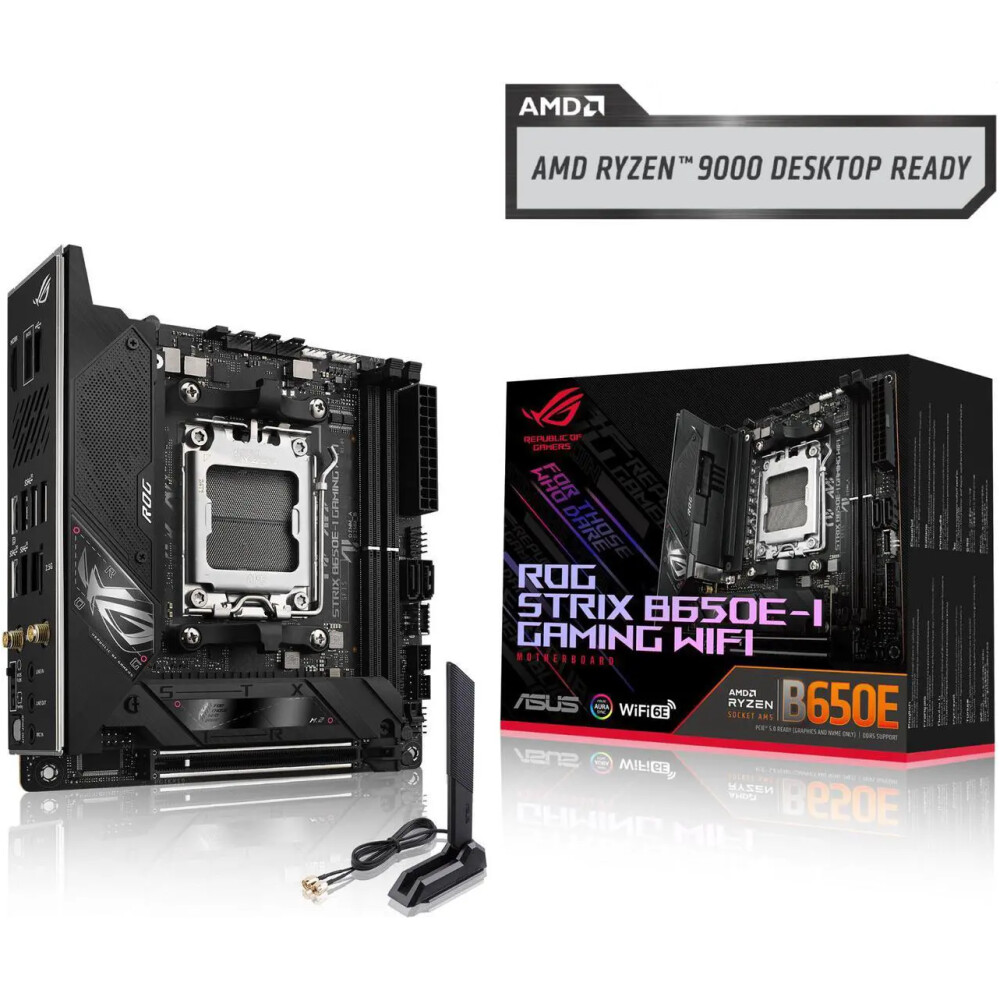 Motherboard ASUS ROG STRIX B650E-I GAMING WIFI AM5 Mini ITX - Imagen 1