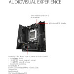 Motherboard ASUS ROG STRIX B650E-I GAMING WIFI AM5 Mini ITX - Imagen 4