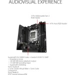 Motherboard ASUS ROG STRIX B650E-I GAMING WIFI AM5 Mini ITX - Imagen 4