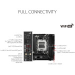 Motherboard ASUS ROG STRIX B650E-I GAMING WIFI AM5 Mini ITX - Imagen 5